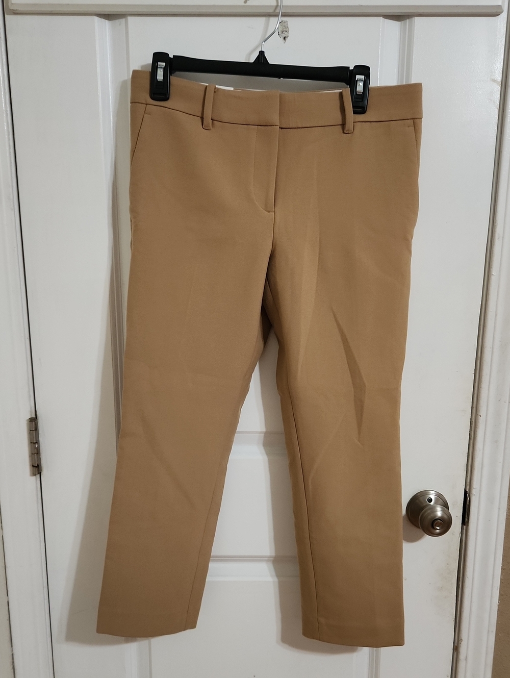 Ann Taylor Camel Cropped Ankle Pants